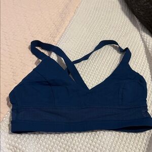 Women's Navy Blue Bra lululemon polka dot lace